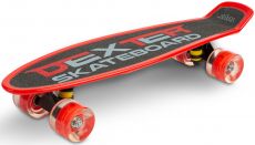 Скейт пенні борд Caretero (Toyz) Dexter + шолом і захист Red